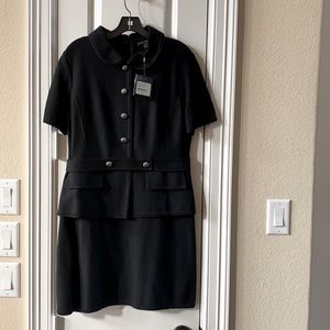Elegant black St. John dress